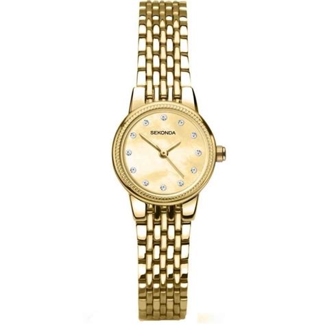 Ladies Gold Plated Bracelet Watch 2466 Watches From Hillier Jewellers Uk