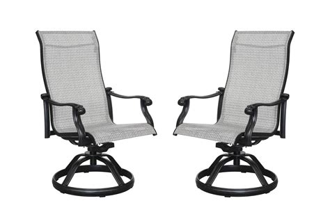 Emerald Home Versailles Grey and Onyx Outdoor Dining Arm Chair with