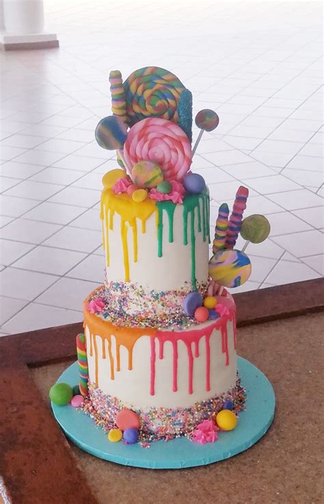 Candy Themed Cake Themed Cakes Candy Birthday Party Cake