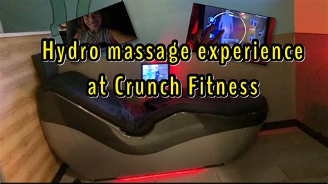 hydro massage at crunch fitness experience youtube