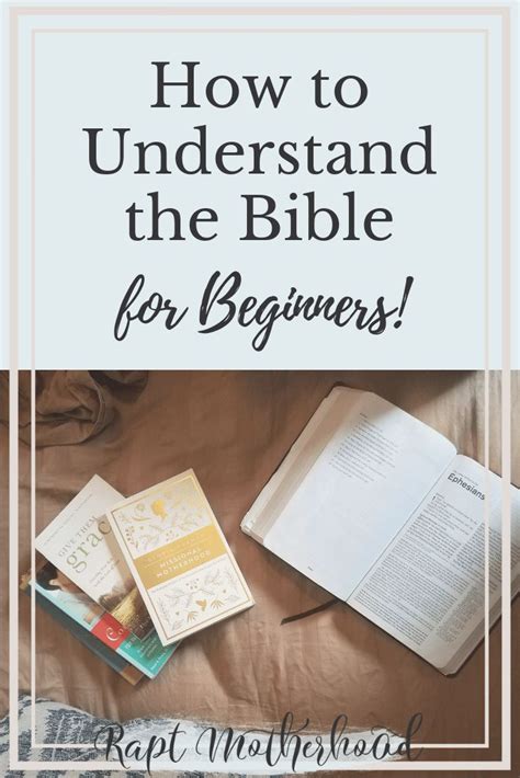 How To Understand The Bible For Beginners The Mundane Moments Learn