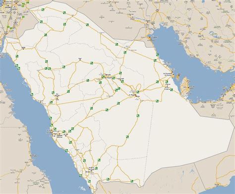 With interactive saudi arabia map, view regional highways maps, road situations, transportation, lodging guide, geographical map, physical maps and more information. Large detailed road map of Saudi Arabia | Saudi Arabia ...