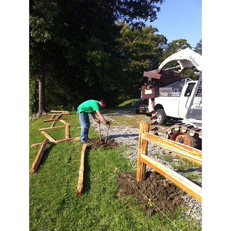 The wood we used was repurposed (used) utility poles! Wood Split Rails - Cedar | Western red cedar, Red cedar, Cedar