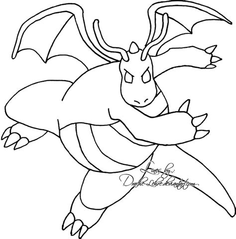 Dragonite Coloring Pages Coloring Pages