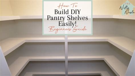 How To Build A Pantry Shelf Builders Villa