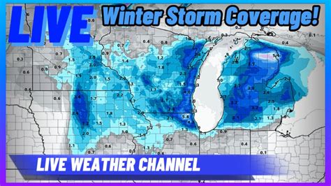 Snowstorm In The Upper Midwestgreat Lakes Youtube