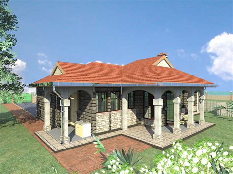 The concise 3 bedroom bungalow house plan is just that, concise. Architectural Home Design by Onyango Dennis | Category ...