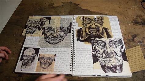 A-Grade Art Sketchbooks (A1/AS level) - YouTube Simple drawing ideas sketches pencil beautiful.