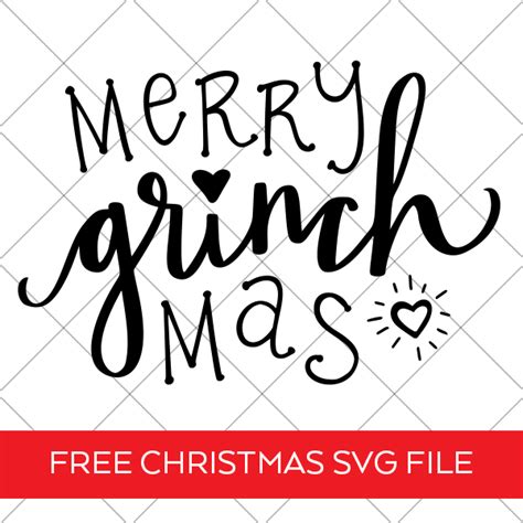 Free Merry Grinchmas SVG - DIY Grinch Shirt - Pineapple Paper Co.