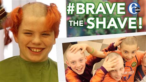 Local Students Brave The Shave For Childhood Cancer Research 6abc