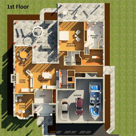 ICF colonial house plan