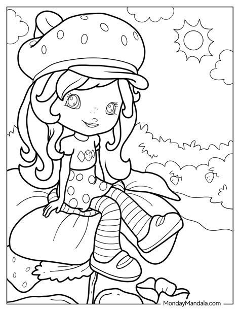 Free Strawberry Shortcake Coloring Pages Fun And Sweet Printable Sheets