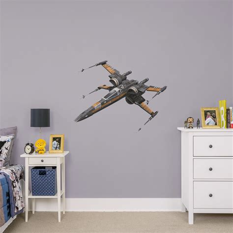 Fathead Star Wars The Last Jedi Poes X Wing Giant Officially Licensed Removable Wall Decal