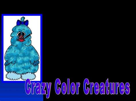There are 741 coloured creatures for sale on etsy, and. Crazy Color Creatures | Scribd | Crazy colour, Creatures ...