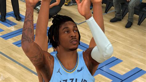 Ja Morant Cyberface Hair And Body Model By Mith FOR 2K21