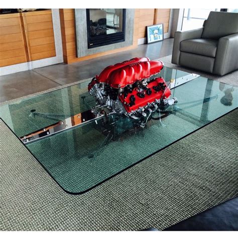 Tom Bates Design Automotive Furniture And Art Engine Table