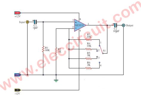 Ne5532 Preamplifier Circuit Diagram Audio Noise With 5532 Opamp