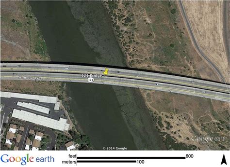 Satellite View Of The 121 Bridge Download Scientific Diagram