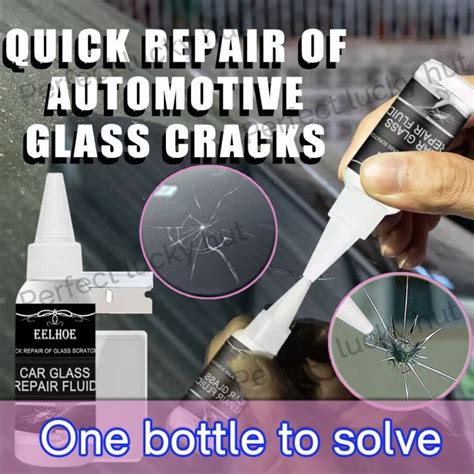 Eelhoe Glass Repair Kit Cracked Liquid Windshieldglass Glue Crack