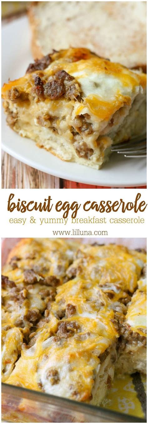 Biscuit Egg Casserole Quick And Easy Video Lil Luna Recipe
