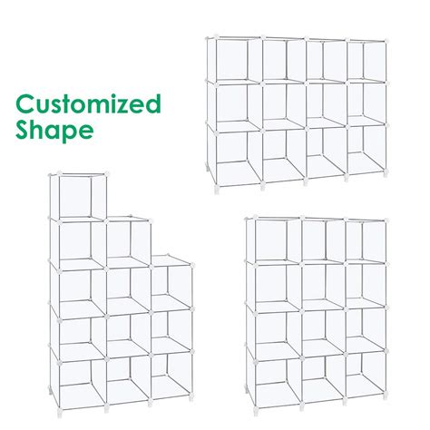 Tomcare Cube Storage 12 Cube Book Shelf Storage Shelves Closet