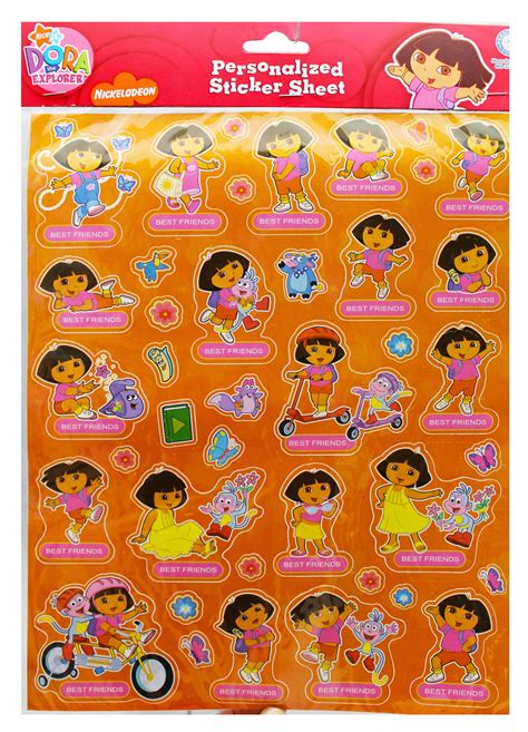 Dora The Explorer Best Friends Dora And Boots Sticker Collection 40 Stickers