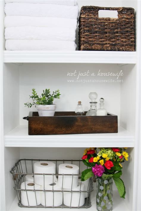 Make your bathroom the cleanest — and tidiest — room in the house with these easy and genius storage ideas. How To Decorate With Plants | Not JUST A Housewife