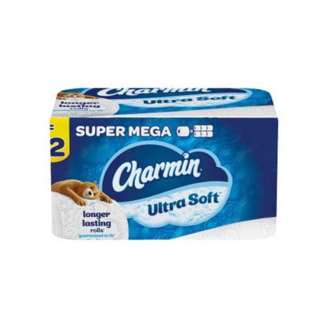 Charmin Ultra Soft Super Mega Roll Toilet Paper 12 Rolls Kroger
