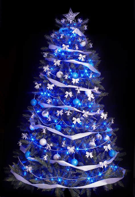Gallery Eelectric Lighting Blue Christmas Tree Blue Christmas Tree
