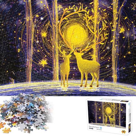 Jigsaw Puzzle 1000 Piece Minideer In The Forest Jigsaw Puzzle For