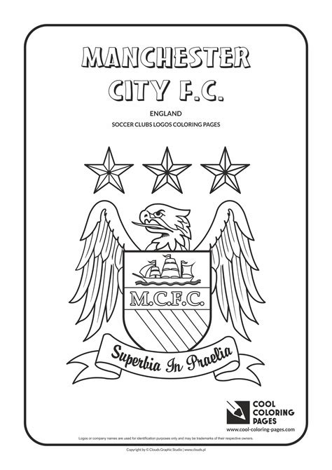 Escudo Do Manchester City Para Colorir