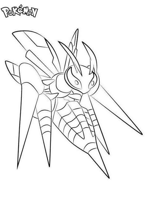 Free Printabe Mega Beedrill Coloring Pages Pokemon Coloring Pages