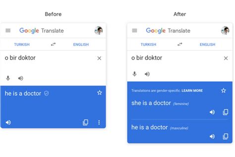 Google Translate now offers gender-specific translations for some ...