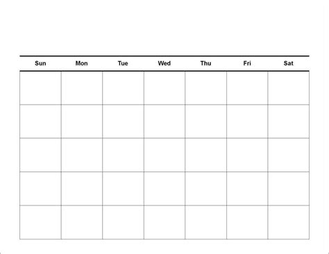 Effective Blank 7 Day Schedule Template Get Your Calendar Printable