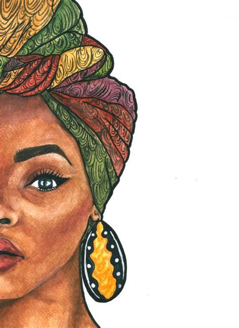 African Girl Drawing At Getdrawings Free Download