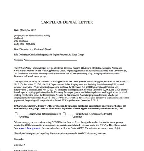 Car Insurance Claim Denial Letter Sample Hq Template Documents