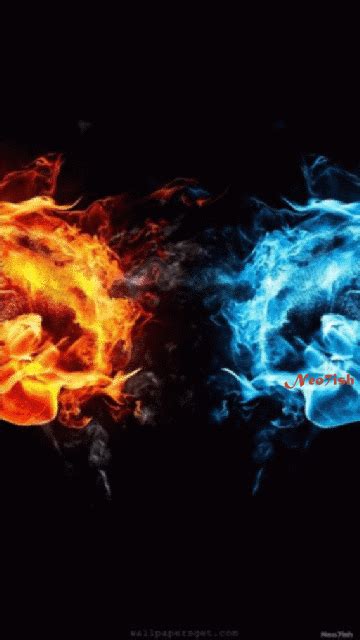 fire and ice iPhone Live Wallpaper - Download on PHONEKY ...
