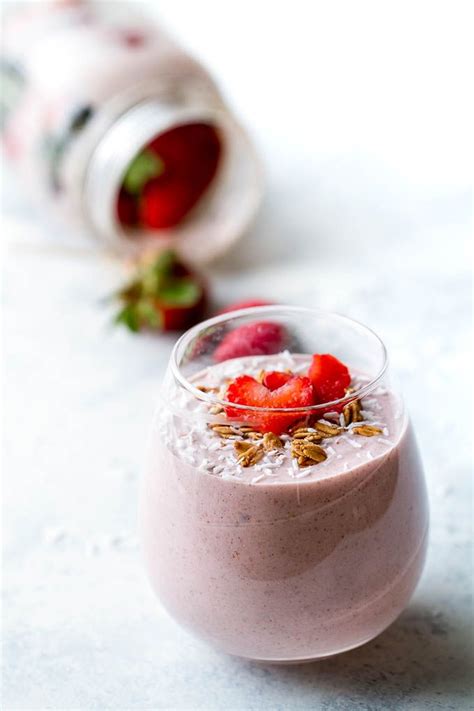 As for the benefits of banana for weight gain, the more you eat the more calories you will get and the chance to gain weight is higher. Strawberry Banana Oat Breakfast Smoothie | running with ...