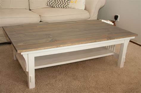 This coffee table used to be old and stained and with a chipped wood finish.i refinished this old coffee table for my son's house. Furniture Friday - A Mission Coffee Table Redo