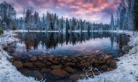 Finland Nature Landscape Winter Snow Morning Sunrise ... Let's experience all the advantages of this great and magical season, and chill down your desktops with these amazing, shiny white & icy winter wallpapers!