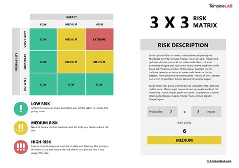 Handy Risk Matrix Templates Excel Word Templatelab