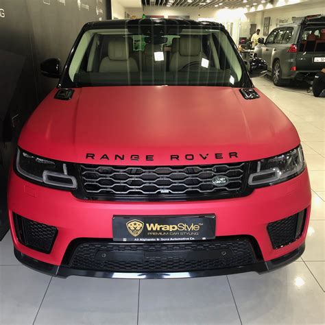 Range Rover Sport Pink Matt Wrap Wrapstyle