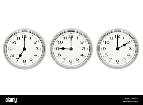Different Time Zone Clocks Stock Photos Different Time Zone Clocks