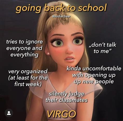Going Back To School Check Your Horoscope Here For Free In 2022 Horoscope Signs Virgo
