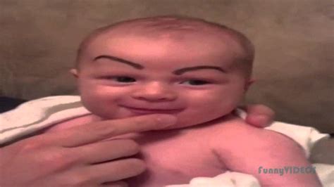 Baby With Drawn On Eyebrows Will Instantly Make You Smile Funny