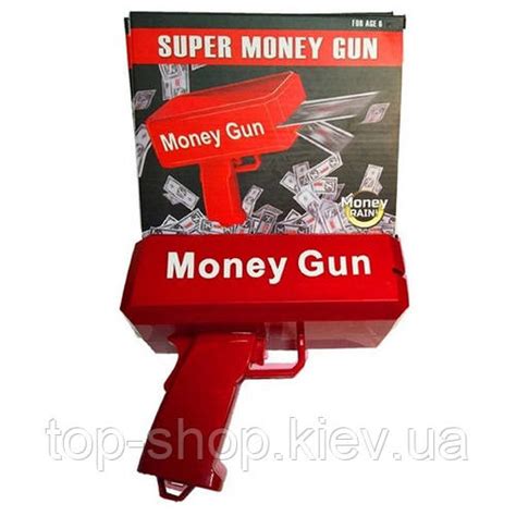 Купить Пистолет для денег Money Gun Abc купюромет цена 450 ₴ — Promua