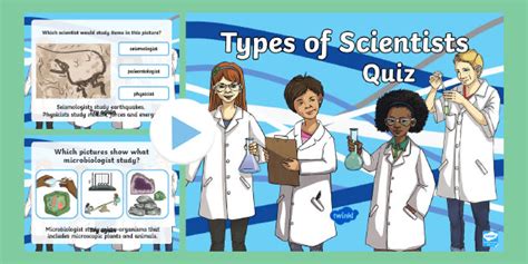 Types Of Scientist Quiz Powerpoint