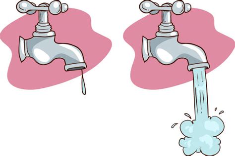 Drawing Of The Water Tap Illustrations Royalty Free Vector Graphics