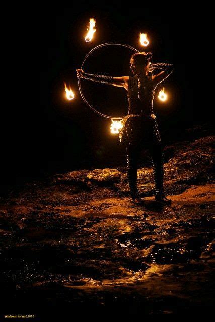 Hoop Dance Hula Hoop Fire Poi Fire Dancer Sacred Circle Night