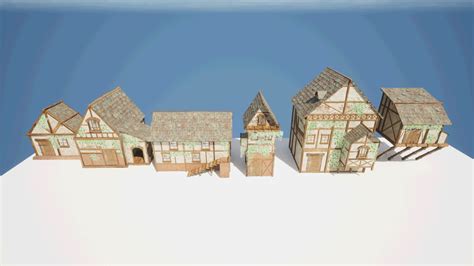 Medieval Village In Environments Ue Marketplace